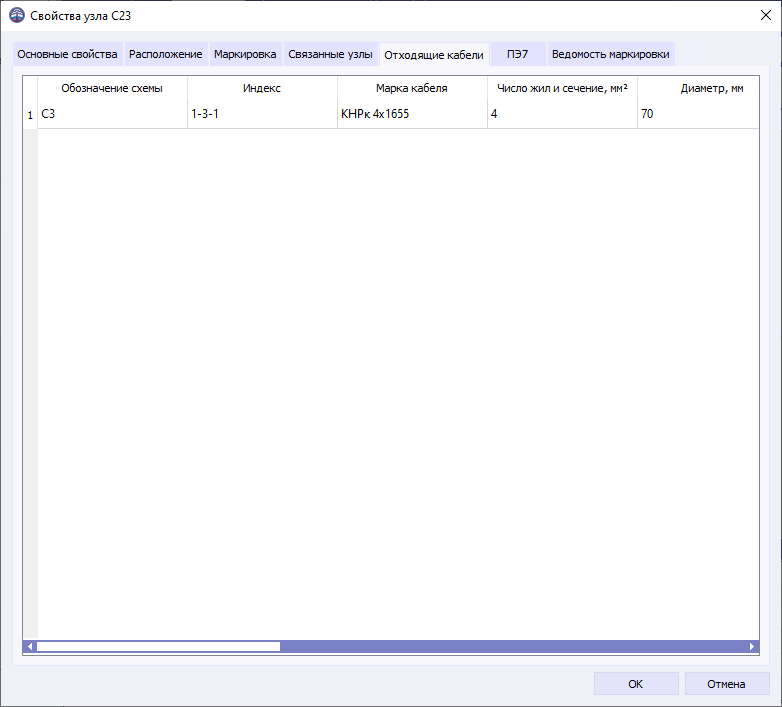 05 window properties of node cables